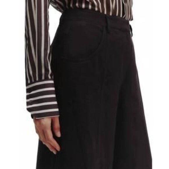 NEW TWP dees trouser in dark chocolate - Picture 5 of 6